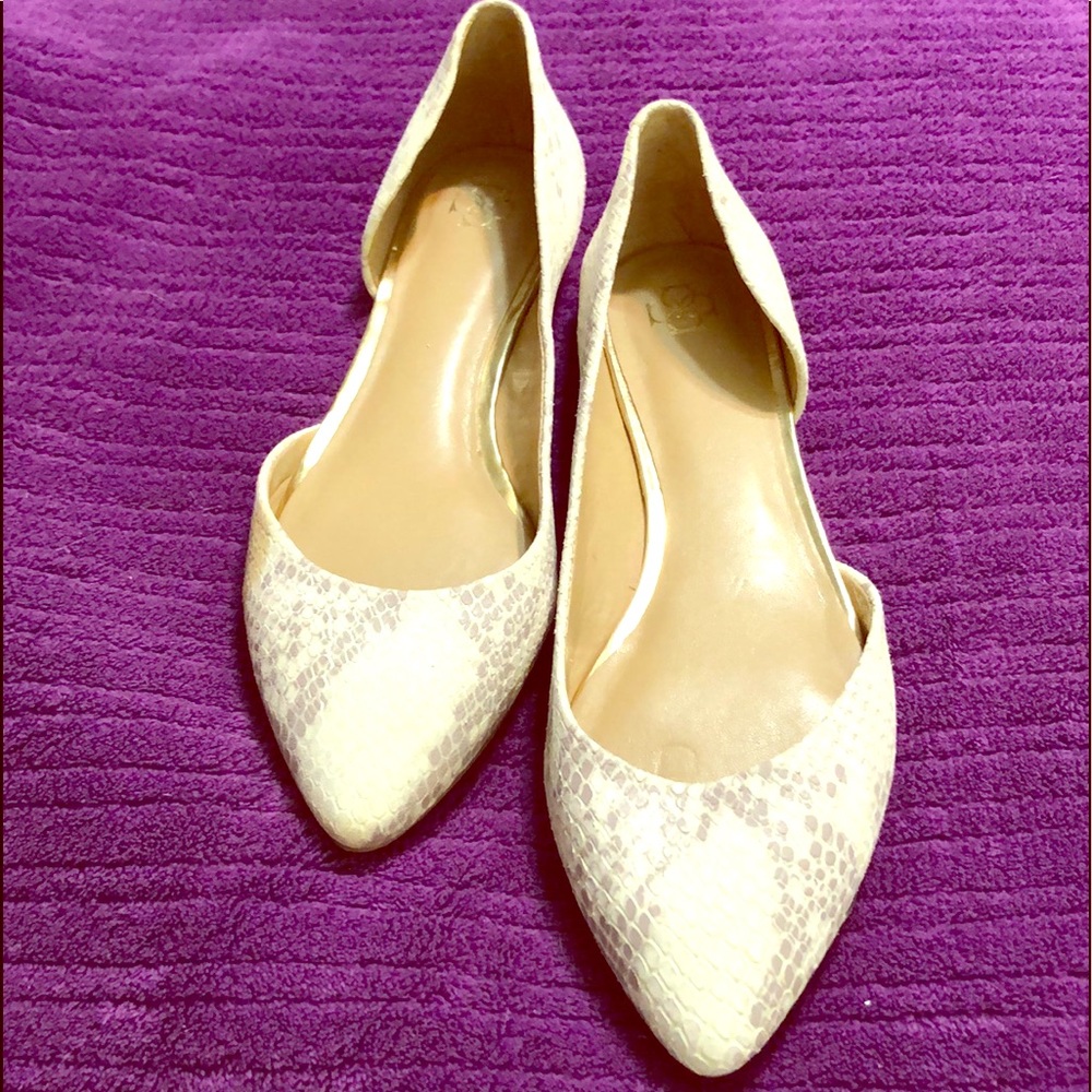 🐍ANN TAYLOR SNAKE SKIN Flats 🐍